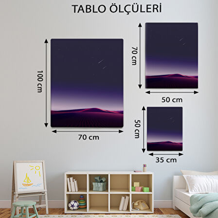 Manzara Temalı, Kızıl Çöl Tablo-TBL213