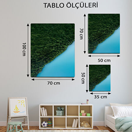 Ağaç Temalı, Orman Ve Deniz Tablo-TBL216