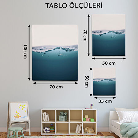 Modern Temalı, Suyun Dibi Tablo-TBL233