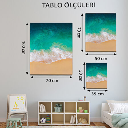 Deniz Temalı, Plaj Dalgası Tablo-TBL234