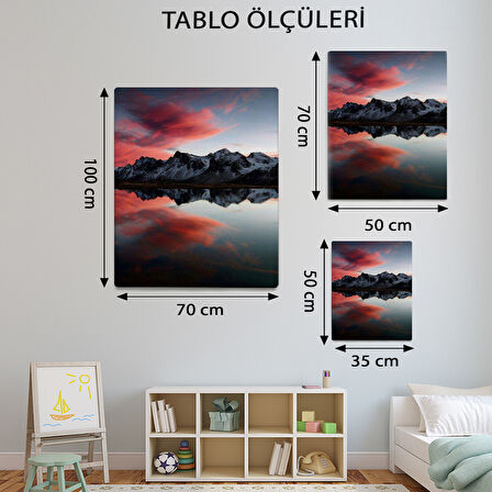 Deniz Temalı, Dağın Yansıması Tablo-TBL235