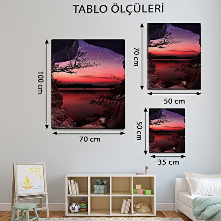 Manzara Temalı, Kızıl Manzara Tablo-TBL29