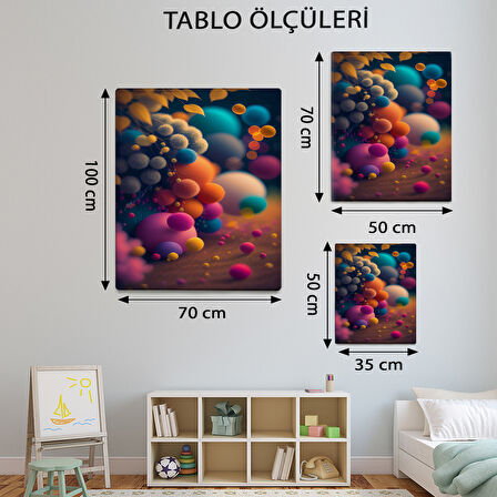 Modern Temalı, Doodle Toplaro Tablo-TBL319