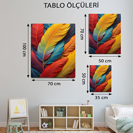 Modern Temalı, Tüy Şöleni Tablo-TBL334