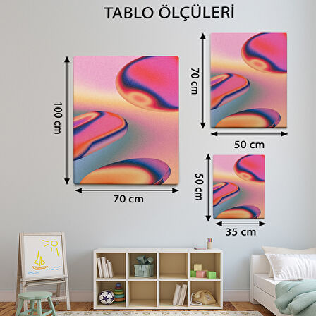 Modern Temalı, Retro Tuvali Tablo-TBL343