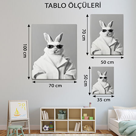 Hayvan Temalı, Postmodern Tavşan Tablo-TBL40