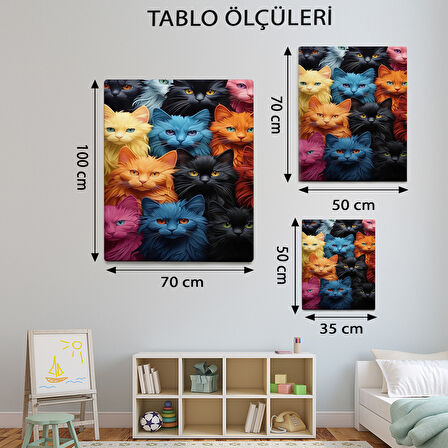 Hayvan Temalı, Kedi Ailesi Tablo-TBL410