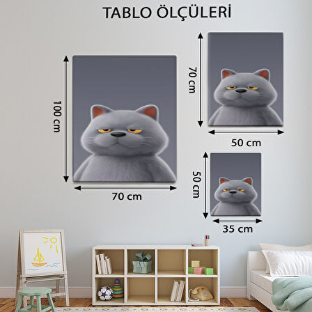 Hayvan Temalı, Kedi Bey Tablo-TBL411