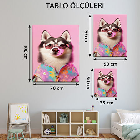 Hayvan Temalı, Köpek Tatilde Tablo-TBL416