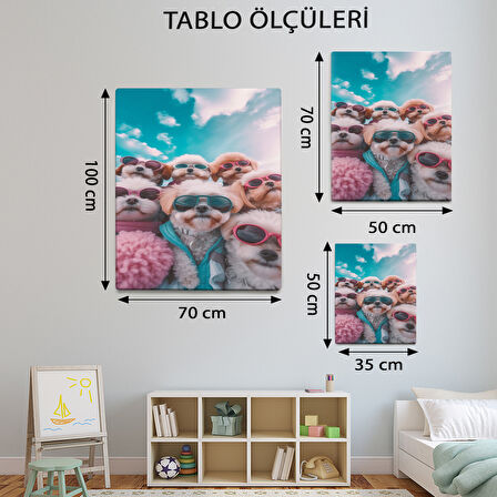 Hayvan Temalı, Tatildeki Köpekler Tablo-TBL418