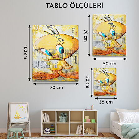 Hayvan Temalı, Kuş Gördüm Sanki Tablo-TBL426