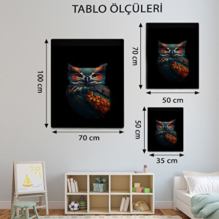 Hayvan Temalı, Baykuş Tablo-TBL438