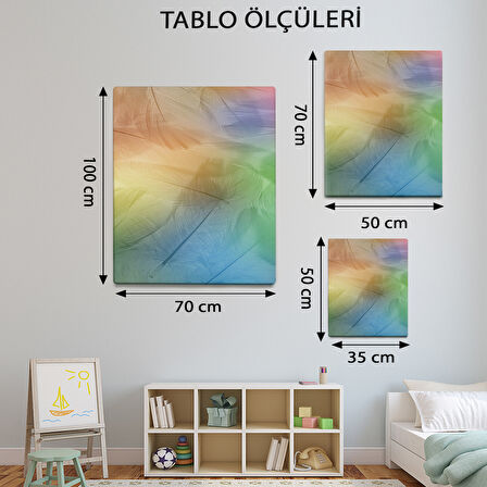 Soyut Temalı, Renk Parlaması Tablo-TBL455