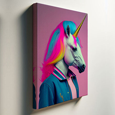 Pop Art Temalı, Unicorn Tablo-TBL456