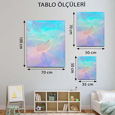 Soyut Temalı, Renkli Yapraklar Tablo-TBL459