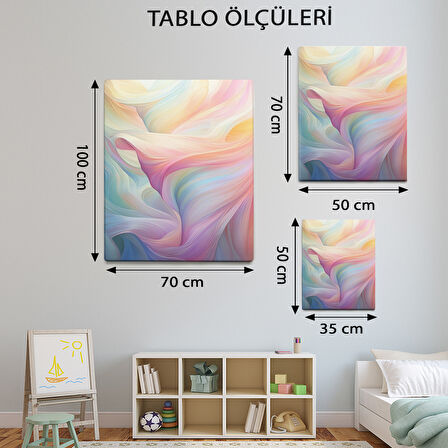 Soyut Temalı, Soft Renkler Tablo-TBL483