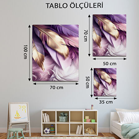 Modern Temalı, Modern Tüyler Tablo-TBL491