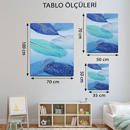 Soyut Temalı, Parlak Yaprak Tablo-TBL497