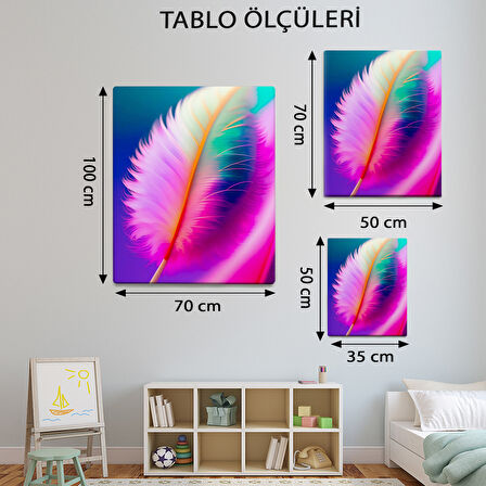 Modern Temalı, Tüy Tablo-TBL524