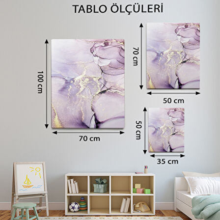 Modern Temalı, Mermer Desenli Tablo-TBL538