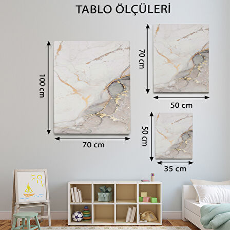 Modern Temalı, Mermer Desenli Tablo-TBL542