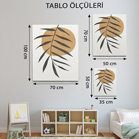 Minimalist Temalı, Bohem Desenli Tablo-TBL546