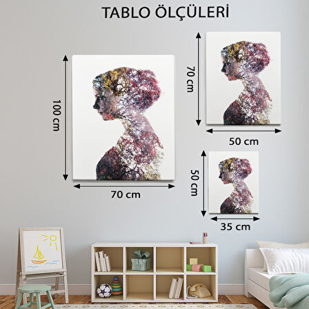 Modern Temalı, Bohem Tasarımlı Tablo-TBL551