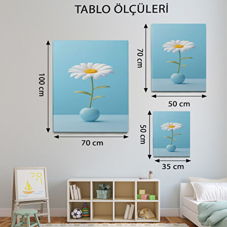 Minimalist Temalı, Papatya Tablo-TBL580