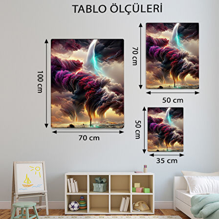 Modern Temalı, Fırtına Tablo-TBL591