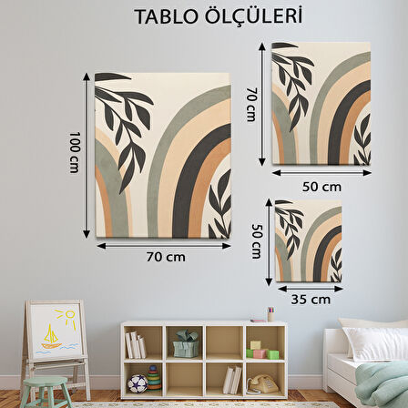 Modern Temalı, Bohem Desenli Tablo-TBL595