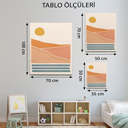 Modern Temalı, Bohem Desenlibohem Desenli Tablo-TBL596