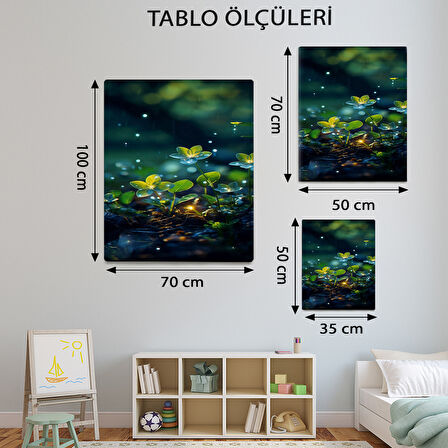 Çiçek Temalı, Yaprak Damlası Tablo-TBL5