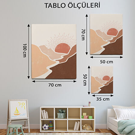 Modern Temalı, Bohem Tasarımlı Tablo-TBL608