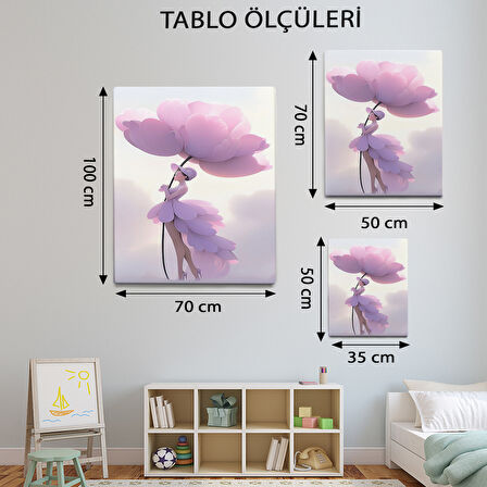 Modern Temalı, Çiçek Kız Tablo-TBL633