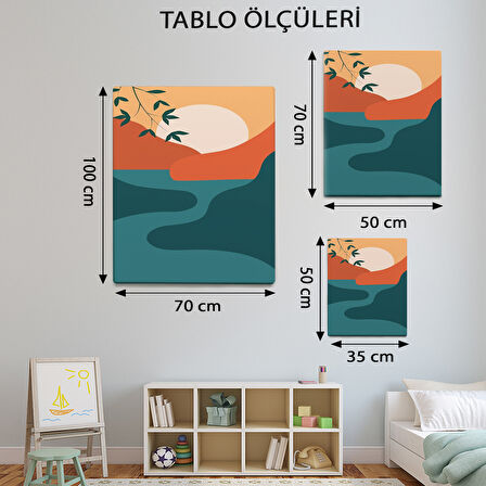 Modern Temalı, Bohem Tasarımlı Tablo-TBL637