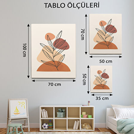 Minimalist Temalı, Bohem Tarzı Tablo-TBL655