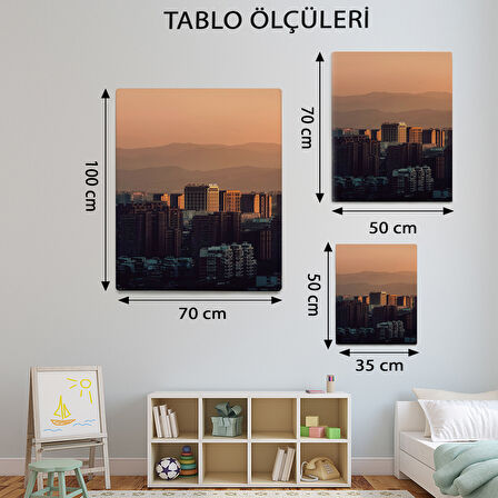 Modern Temalı, Şehir Tablo-TBL747