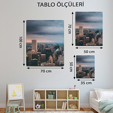 Modern Temalı, New York Tablo-TBL757