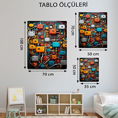 Modern Temalı, Elektrik Devresi Tablo-TBL763