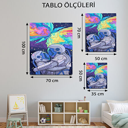 Modern Temalı, Uzayda Aşk Tablo-TBL769