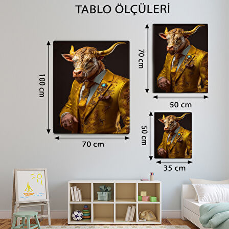 Gold Temalı, Altın Buffalo Tablo-TBL771