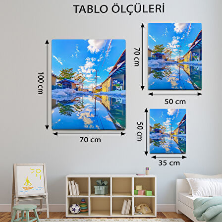 Modern Temalı, Karlı Sokak Tablo-TBL784