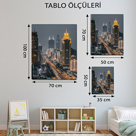 Modern Temalı, Manhattan Tablo-TBL789