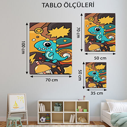 Bebek - Çocuk Odası Temalı, Dinozor Tablo-TBL803