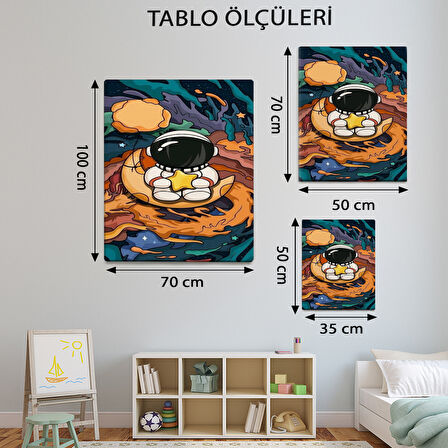 Bebek - Çocuk Odası Temalı, Astronot Tablo-TBL831