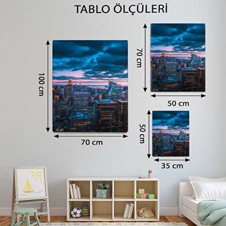 Modern Temalı, New York Tablo-TBL834