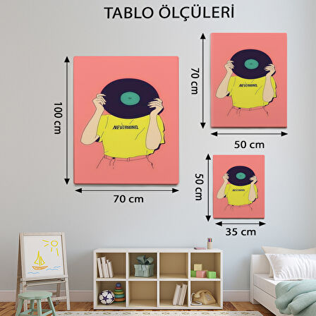 İllüstrasyon Temalı, Dekoratif Tablo-TBL836