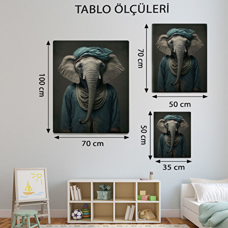 Hayvan Temalı, Çöl Fili Tablo-TBL849