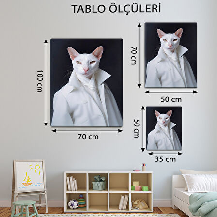 Hayvan Temalı, Kedi Tablo-TBL857