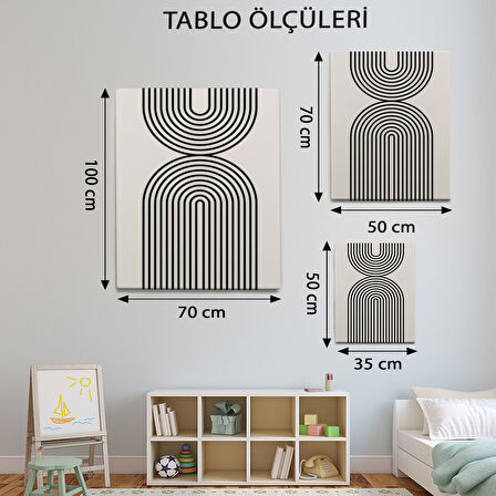 Modern Temalı, Dekoratif Tablo-TBL878